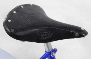 A Velos Cycle Paris bicycle, with a Reynolds 531 blue frame with Paris stickers, and Sturmey... - 4