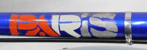 A Velos Cycle Paris bicycle, with a Reynolds 531 blue frame with Paris stickers, and Sturmey... - 6