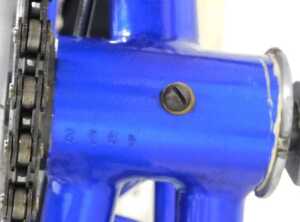 A Velos Cycle Paris bicycle, with a Reynolds 531 blue frame with Paris stickers, and Sturmey... - 9
