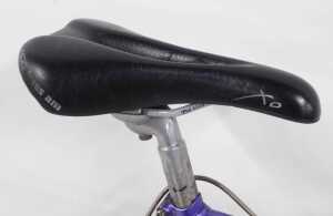A Barron bicycle, the Reynolds 531 purple frame with Cirelli handlebars and Shimano 105 brakes,... - 4
