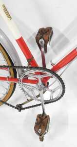 A Carlton Cycles Flyer bicycle, with a Reynolds 537 red and white frame, with TB component... - 5