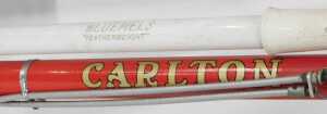 A Carlton Cycles Flyer bicycle, with a Reynolds 537 red and white frame, with TB component... - 6