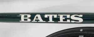 A Bates bicycle, the green Reynolds 531 frame with CB brakes, and a Brooks seat, Bluemels... - 6