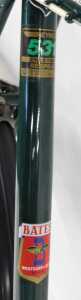 A Bates bicycle, the green Reynolds 531 frame with CB brakes, and a Brooks seat, Bluemels... - 7