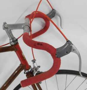 A Minister Cycles bicycle, the brown frame, with GB handlebars and brakes, and a Mansfield... - 3