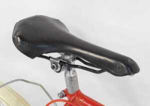 A Hetchins Experto Crede bicycle, on a red painted frame with Hetchins crest, with GB 537 chrome... - 4