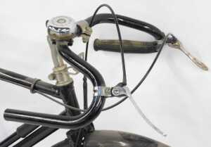 A Granby bicycle, with a black Reynolds 531 black frame, Owen Hildreth chrome bell and a Brooks... - 3