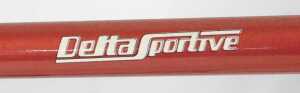 A Delta Sportive bicycle, the red bicycle frame with Zeus brakes, and a Cinelli leather seat, on... - 7