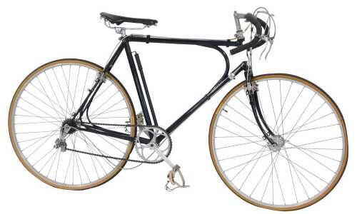 An Imperial Petrel bicycle, with a black painted frame, the brakes stamped The Cantilever, with...