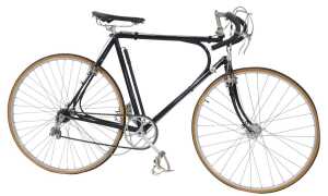 An Imperial Petrel bicycle, with a black painted frame, the brakes stamped The Cantilever, with...