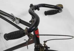 A Tridon Saint Amand Cher bicycle, the black frame with applied and later crest and some partial... - 3