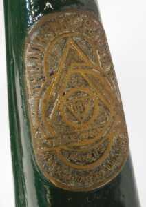 A late 19thC Dursley Peterson bicycle, the green painted frame with a cream woven and sprung... - 7