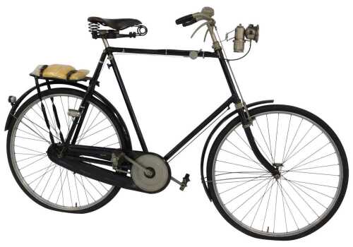 An early 20thC Boston VVC Swift Special bicycle, the black frame stamped Swift, mounted with a...