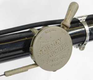 An early 20thC Boston VVC Swift Special bicycle, the black frame stamped Swift, mounted with a... - 6