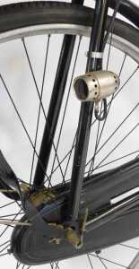An early 20thC Boston VVC Swift Special bicycle, the black frame stamped Swift, mounted with a... - 7