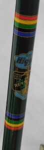 A Higgins bicycle, the green painted frame with Higgins crest, logo and lettering, with chrome... - 5