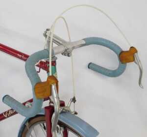 A Viking The Jam Street Model bicycle, with a Reynolds 531 red and turquoise frame, chrome... - 3
