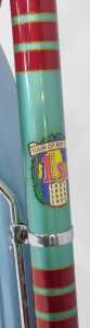 A Viking The Jam Street Model bicycle, with a Reynolds 531 red and turquoise frame, chrome... - 5