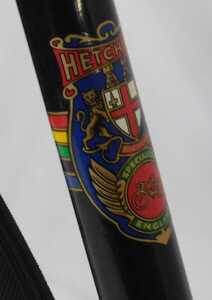 A Hetchins bicycle, with a Reynolds 531 black frame, applied advertising and a Hetchins of... - 5