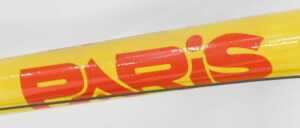 A Cycle Paris Tour de France bicycle, the Reynolds 531 yellow frame with later applied Tour de... - 7
