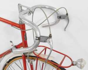 A Claud Butler bicycle, the Reynolds 531 red painted frame with CB crest and Olympic applied... - 3
