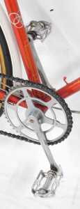 A Claud Butler bicycle, the Reynolds 531 red painted frame with CB crest and Olympic applied... - 5