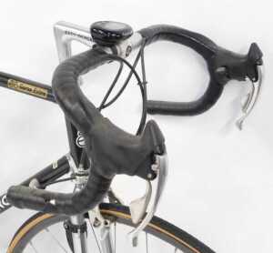 An Eddy Merckx bicycle, the Columbus TSX Corsa Extra frame with advertising and water bottles,... - 3
