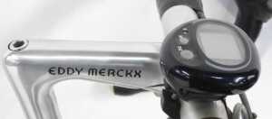 An Eddy Merckx bicycle, the Columbus TSX Corsa Extra frame with advertising and water bottles,... - 4