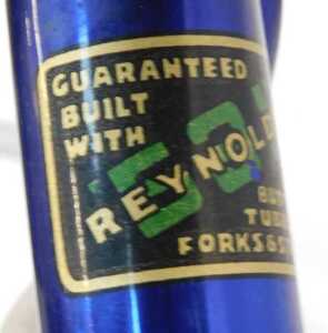 A W F Holdsworth Whirlwind bicycle, the Reynolds 531 metallic blue frame, with GB Super hood... - 8
