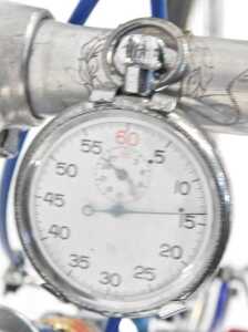 A W F Holdsworth Whirlwind bicycle, the Reynolds 531 metallic blue frame, with GB Super hood... - 11