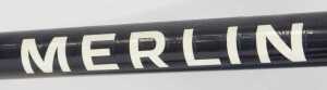 A Merlin Racing Cycles bicycle, the two-tone frame with bound handlebars and GB Sport brakes, a... - 4