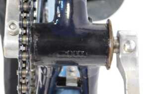 A Merlin Racing Cycles bicycle, the two-tone frame with bound handlebars and GB Sport brakes, a... - 9