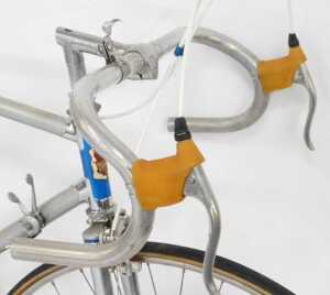 A Frejus Campagnolo Italian bicycle, the silvered frame with crest and advertising, with chrome... - 3