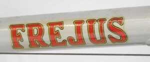 A Frejus Campagnolo Italian bicycle, the silvered frame with crest and advertising, with chrome... - 6