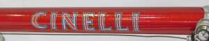 A Cinelli bicycle, the Columbus red painted frame with Primo chrome handlebars, Universal brakes,... - 6