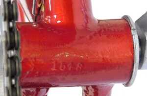 A Cinelli bicycle, the Columbus red painted frame with Primo chrome handlebars, Universal brakes,... - 10