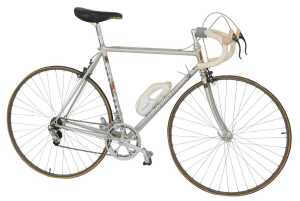 A Golden Jubilee Bob Jackson bicycle, the silver Reynolds 532 frame with advertising and crest,...