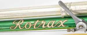 A Rotrax bicycle, with a Reynolds 531 metallic green frame, and Rotrax Cycles of Southampton... - 6