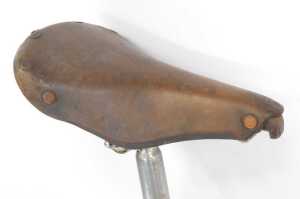A Bates bicycle, with a Reynolds 531 green frame with applied advertising, chrome handlebars and... - 4