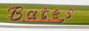 A Bates bicycle, with a Reynolds 531 green frame with applied advertising, chrome handlebars and... - 6