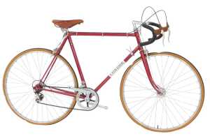 A Condour bicycle, with a Reynolds 531 red frame, with Condour advertising and crest, chrome...