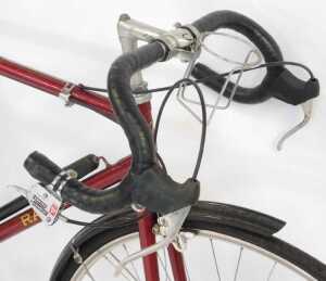 A Raleigh Lenton Sports bicycle, the maroon Reynolds 531 frame with advertising and crest, with... - 3