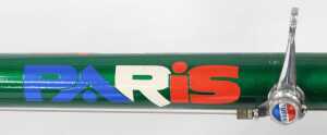 A Velos Paris touring bike, the Reynolds 531 green frame with Velos Paris advertising and crest,... - 5