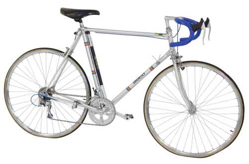 An Alan Italian Tourist bicycle, with Ambrosia handlebars, Le Compe FS-E brakes, Lamboa wheel...