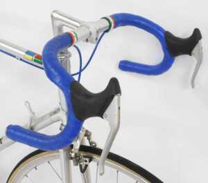 An Alan Italian Tourist bicycle, with Ambrosia handlebars, Le Compe FS-E brakes, Lamboa wheel... - 3
