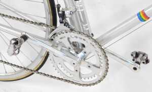 An Alan Italian Tourist bicycle, with Ambrosia handlebars, Le Compe FS-E brakes, Lamboa wheel... - 7