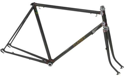 A Tildesley Cycles Limited Planet Works bicycle frame, constructed from Reynolds 531 steel, with...