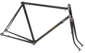 A Tildesley Cycles Limited Planet Works bicycle frame, constructed from Reynolds 531 steel, with...