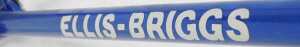 An Ellis Briggs bicycle frame and fork set, constructed from Reynolds 531 tubes, blue, with... - 4