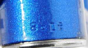 An Ellis Briggs bicycle frame and fork set, constructed from Reynolds 531 tubes, blue, with... - 6